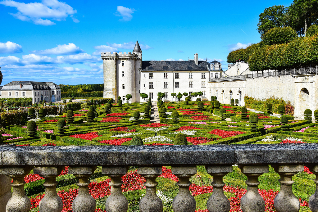 Château de Villandry, région du Centre Val-de-Loire, France